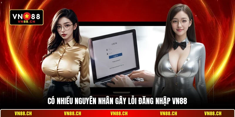 Có nhiều nguyên nhân gây lỗi đăng nhập VN88